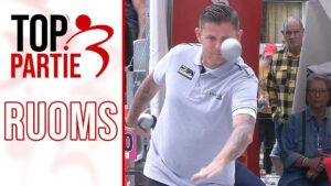 Lire la suite à propos de l’article TOP 👍🏻 Demi-finale ROUSSEAU vs MAUREL : International triplette à pétanque de Ruoms 2025