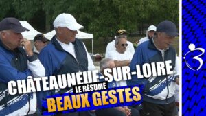 Lire la suite à propos de l’article Résumé vidéo pétanque : National vétérans de Châteauneuf-sur-Loire avec les légendes