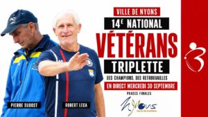 Lire la suite à propos de l’article Nyons vétérans : des champions, des retrouvailles et un direct mercredi | Pétanque en direct