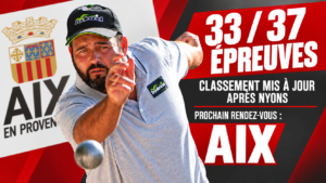 Lire la suite à propos de l’article TOP1000 Boulistenaute : classement stabilisé après Nyons, cap sur Aix-en-Provence | Pétanque